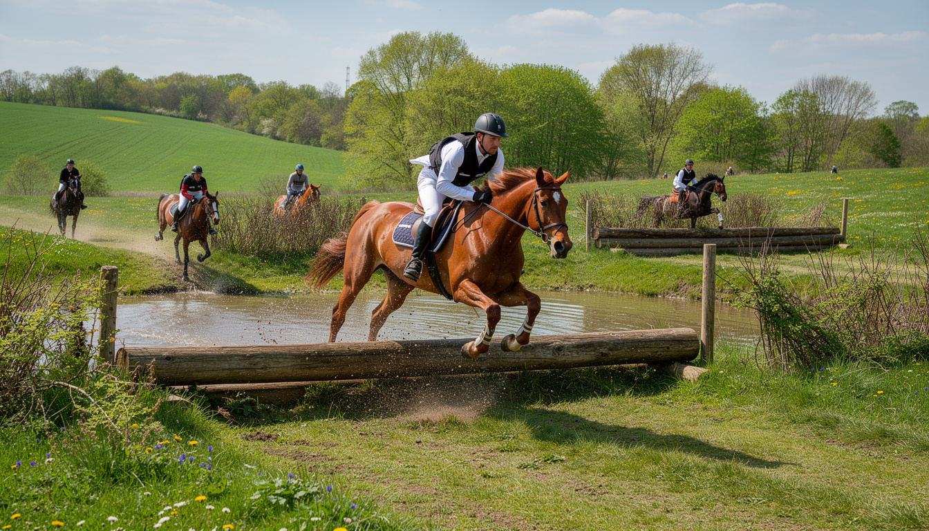 découvrez la course de cross-country hippique, un sport passionnant alliant endurance, technique et défis pour cavaliers et chevaux.